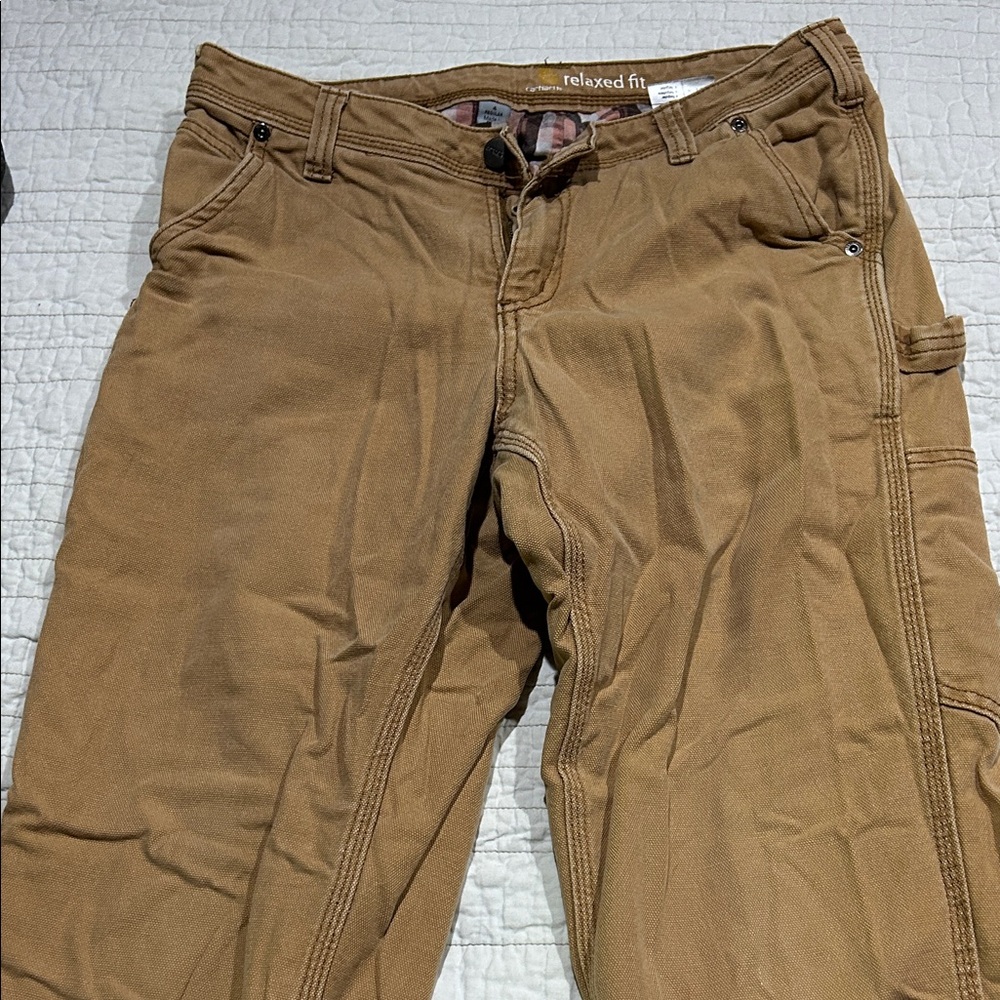 Women’s carhartt lined cargo pants